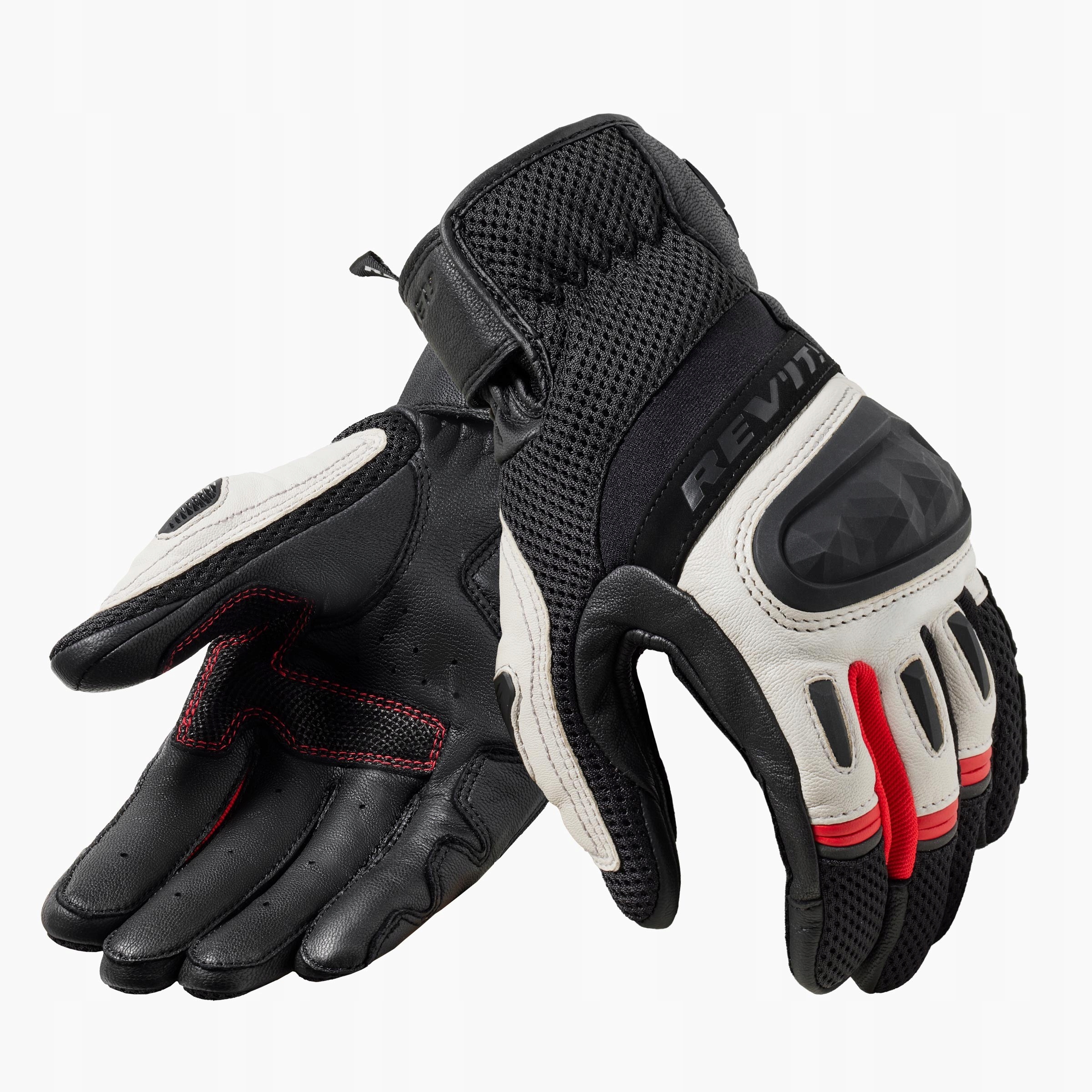 Rukavice Rev'it! Dirt 4 Black-Red veľ. xl