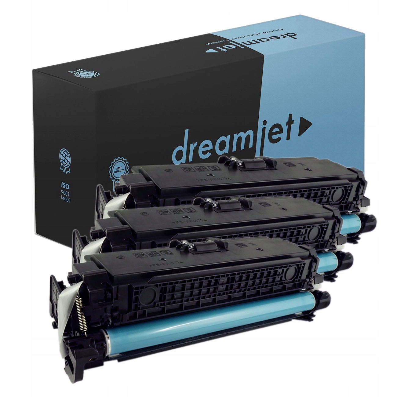 3x Toner pro Hp 504X CE250X CP3525 CP3525N CP3525X