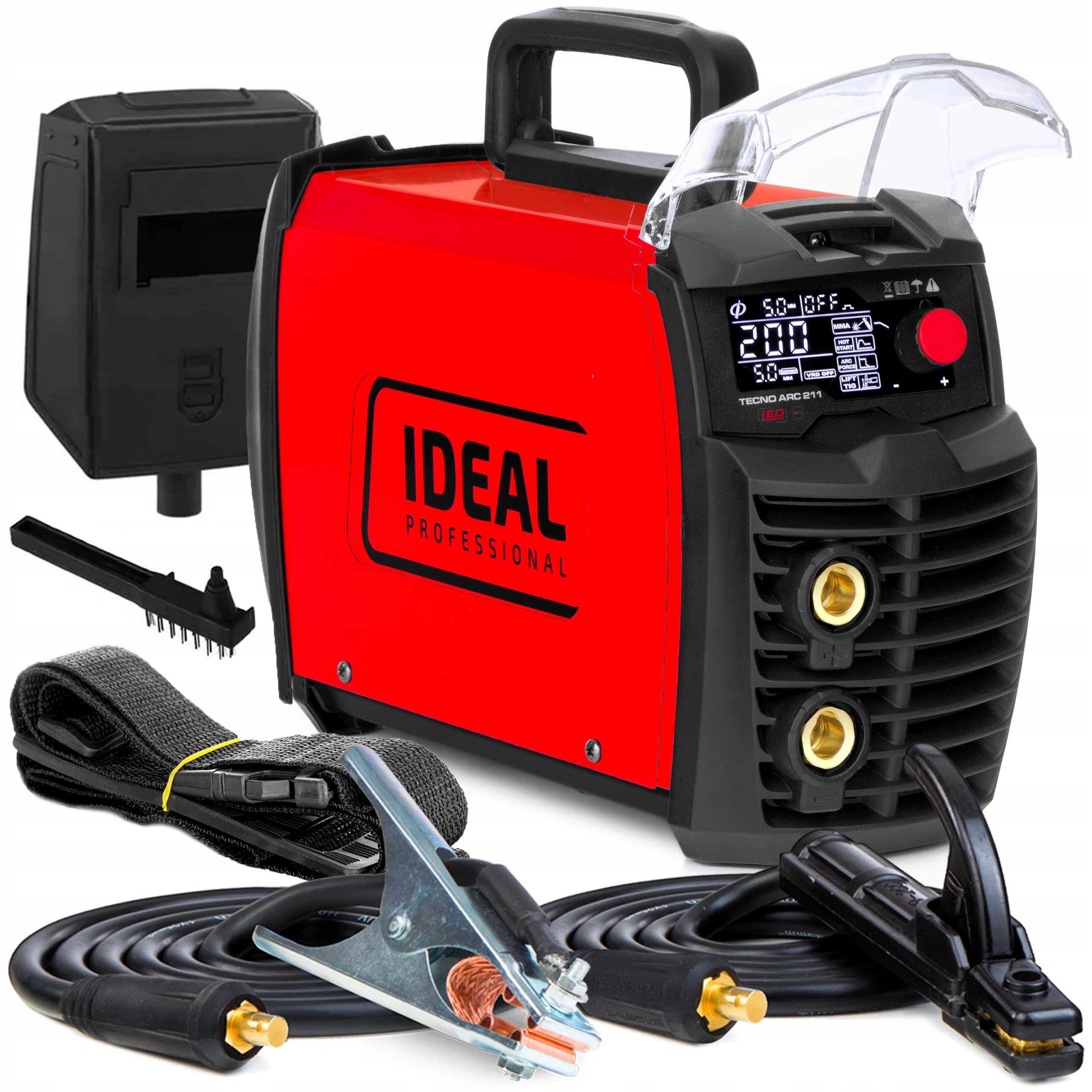 Invertorová Svářečka Ideal Tecno Arc 211 Led Mma Tig 200A 230V Vrd