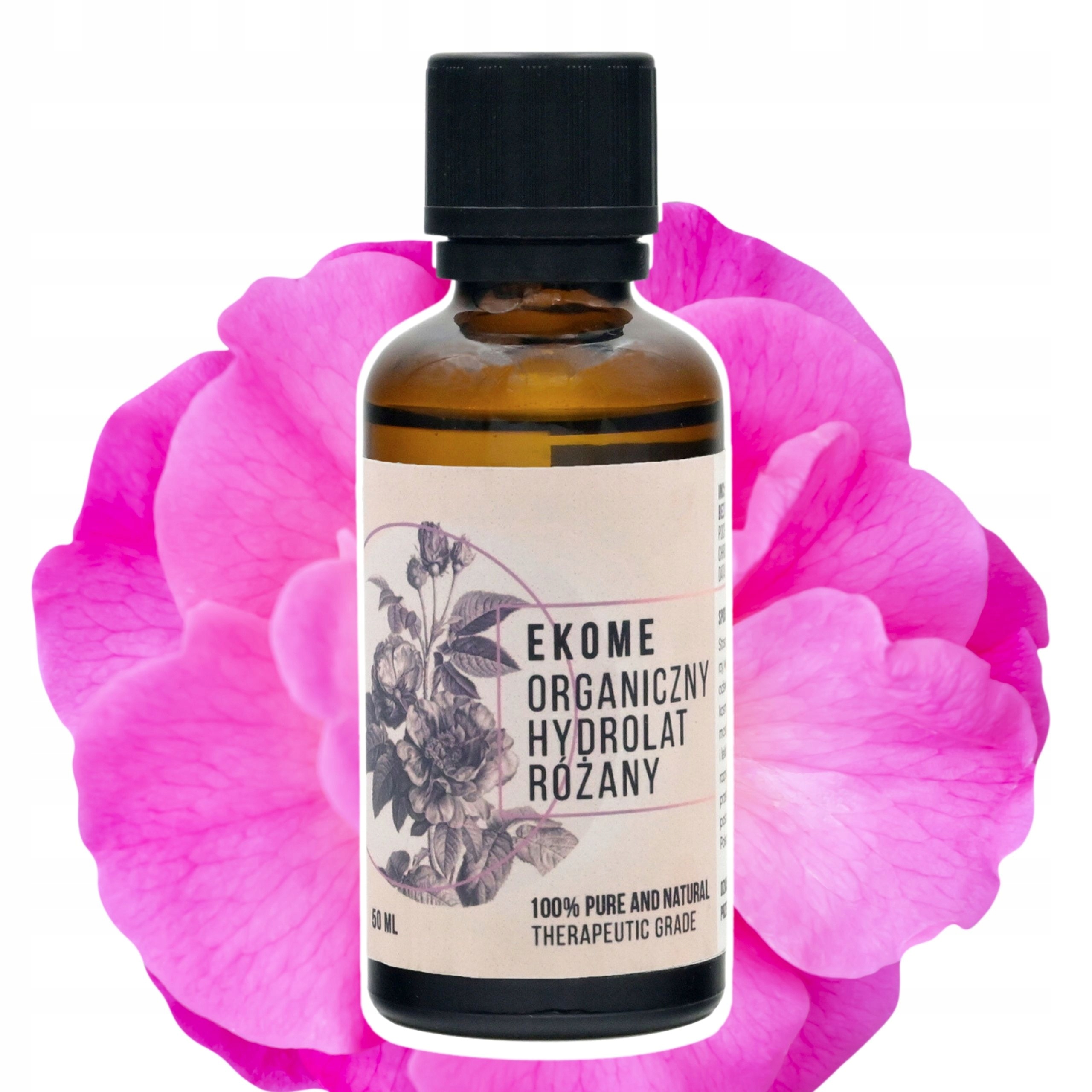 Ekome Organiczny Hydrolat Różany 50 ml damasceńska