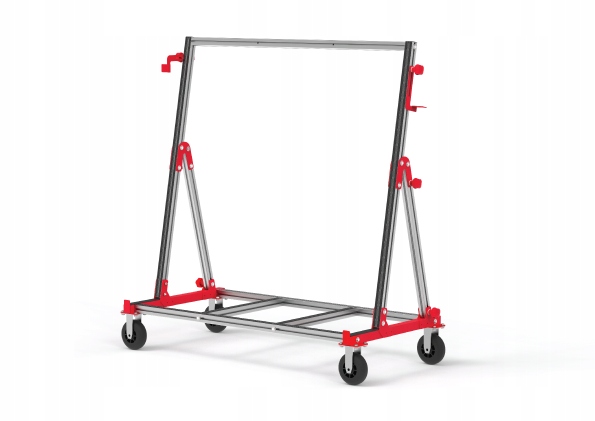 Aluminiový přepravní vozík Pro pro velkoformátové destičky s brzdou
