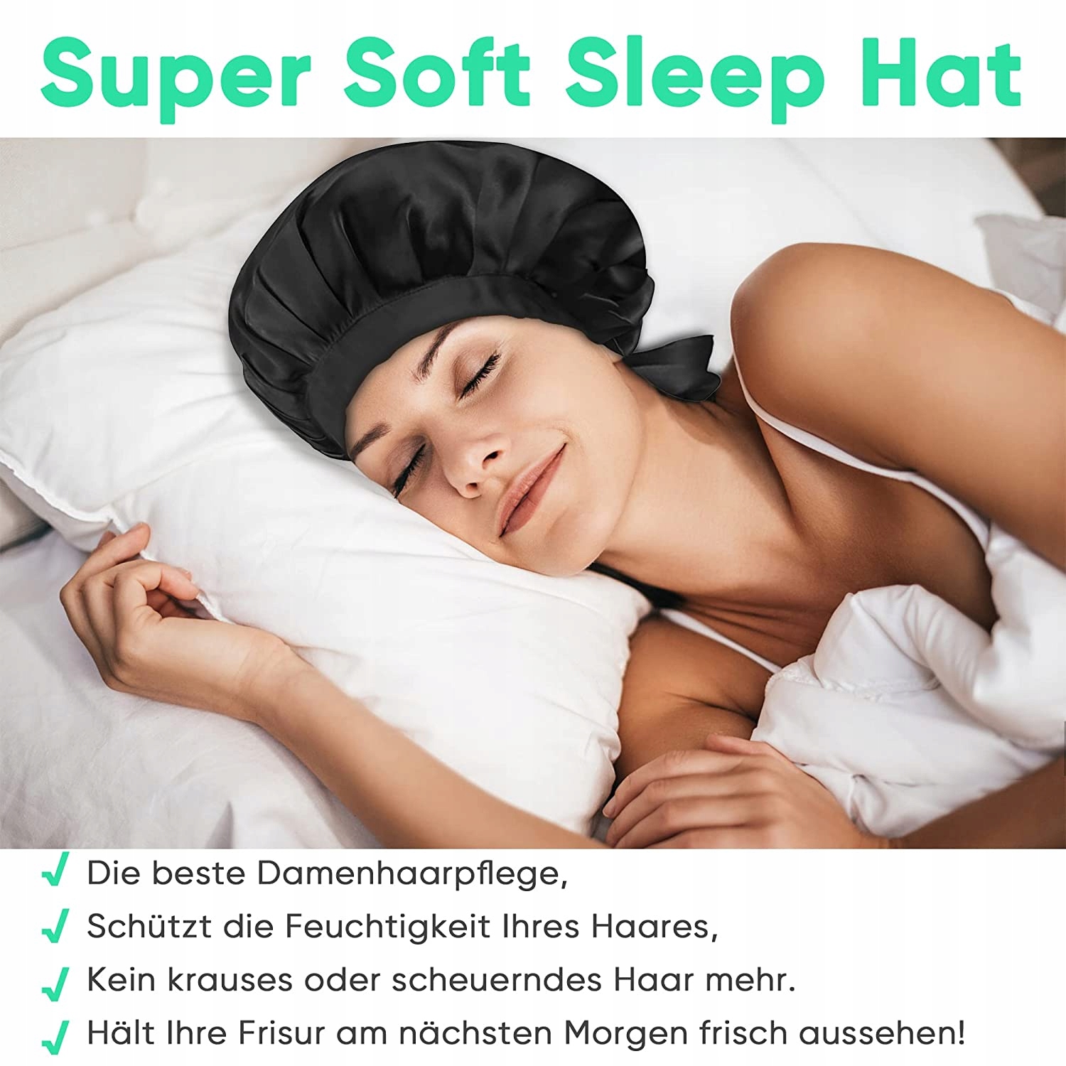 Jedwabny Czepek Do Spania 100% Jedwabny Czepek Typ wielokrotnego użytku