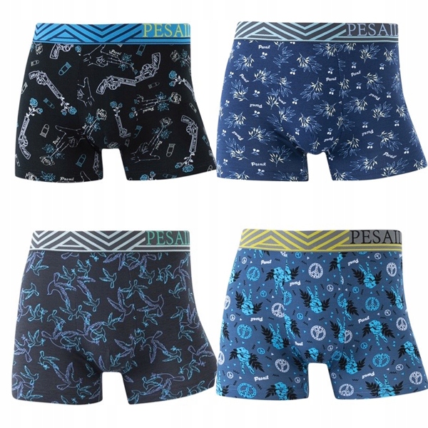 

4x Bokserki Męskie Majtki Bawełniane Premium *L