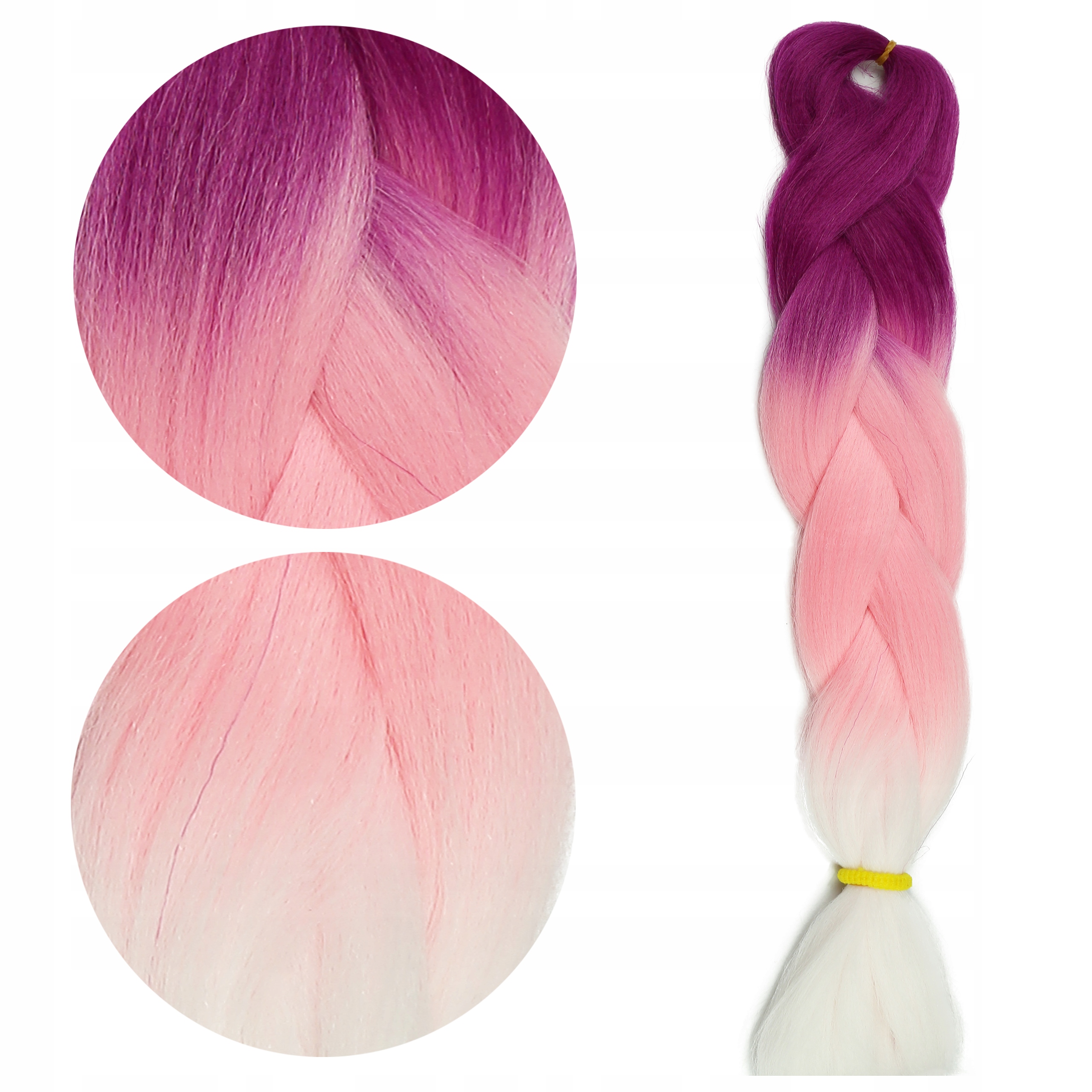 

Pasma syntetyczne Włosy kolorowe warkocze dredy