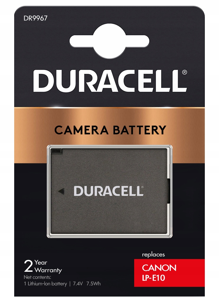 

Bateria Duracell LP-E10 Do Canon Eos 1100D 1200D