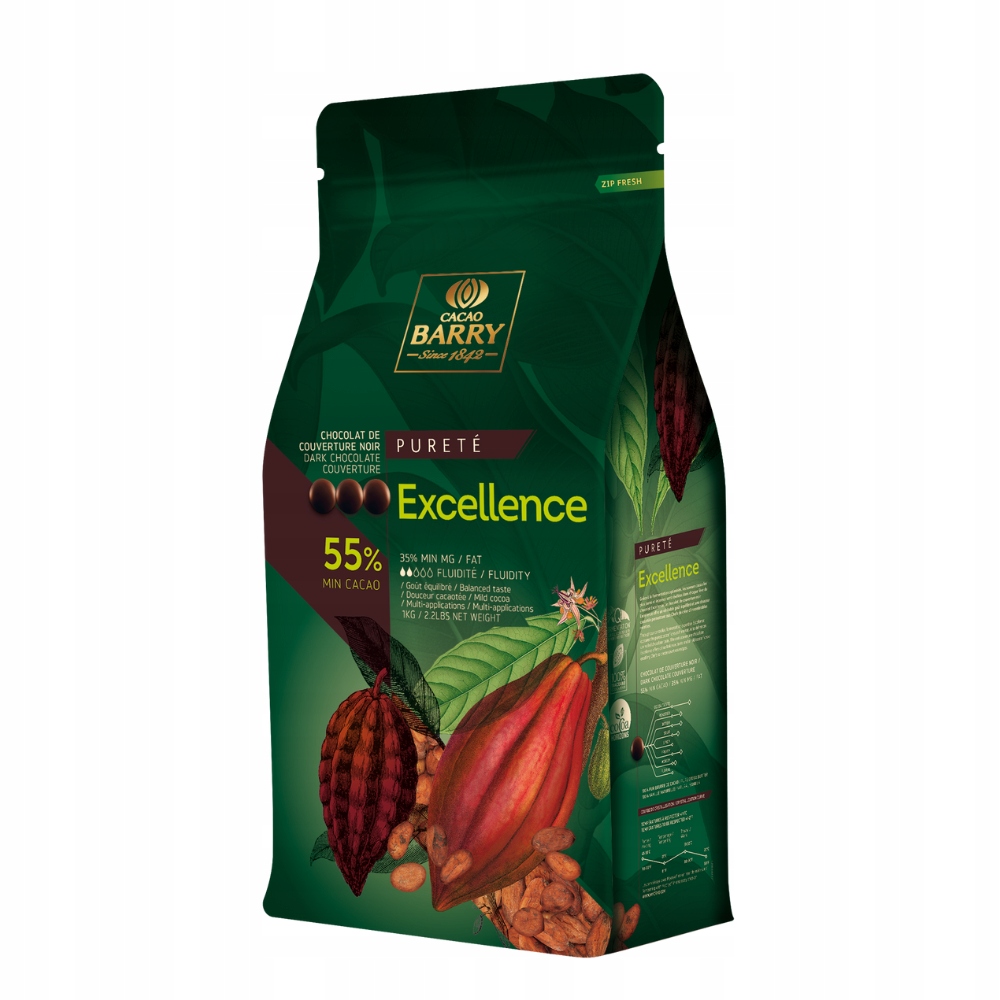 Levně tmavá čokoláda Cacao Barry Origin Excellence 5 kg