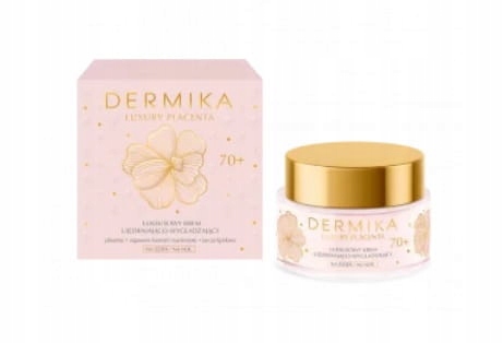 Dermika Luxusní Placentový Zpevňující A Vyhlazující Krém Na Obličej 70+ 50 ML