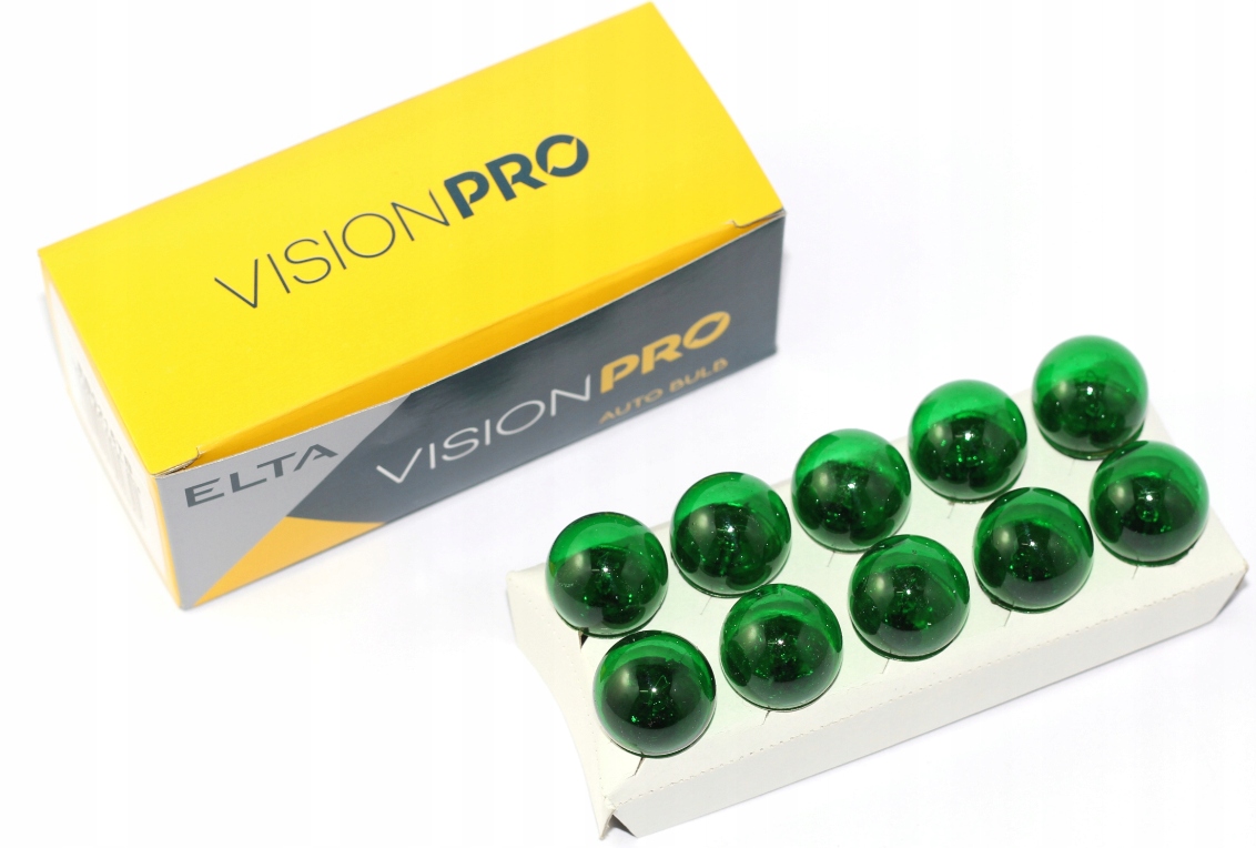 Elta Żarówka Żarówki 24V BA15S 5W Zieleń 10 szt