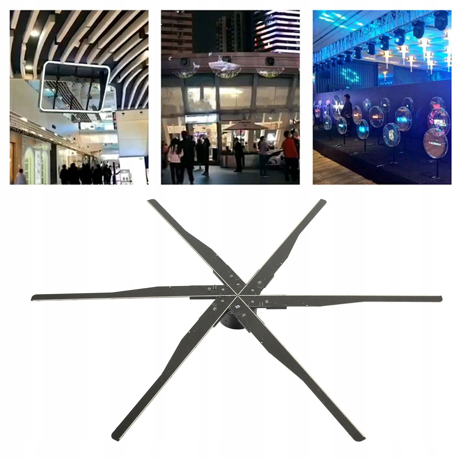 3D HOLOGRAM PROJECTOR 1532LED 96CM WIFI Marka bez marki