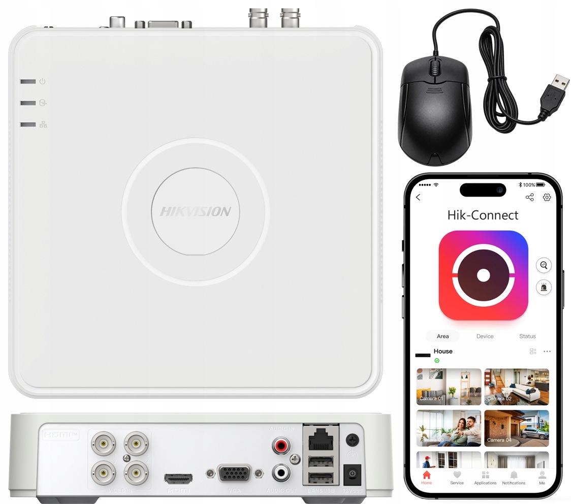Analogový záznamník Xvr 5v1 Hikvision iDS-7104HQHI-M1/S