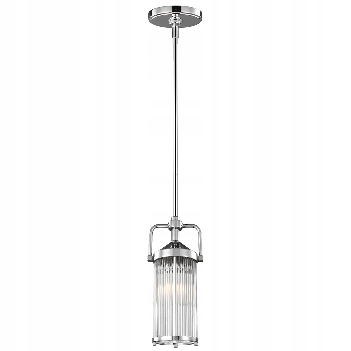 Led závesná lampa Paulson strieborná 1x3W IP44, moderný dizajn Feiss
