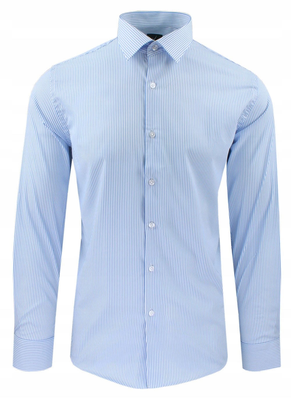 Vypasovaná pánská návštěvnická košile Victorio Světle Modrá s proužkem 40/176-182