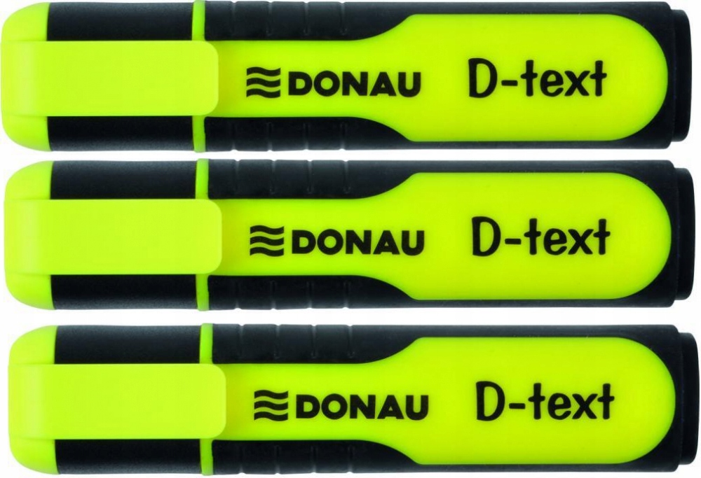 

Zakreślacz fluorescencyjny D-Text 1-5mm żółty x3