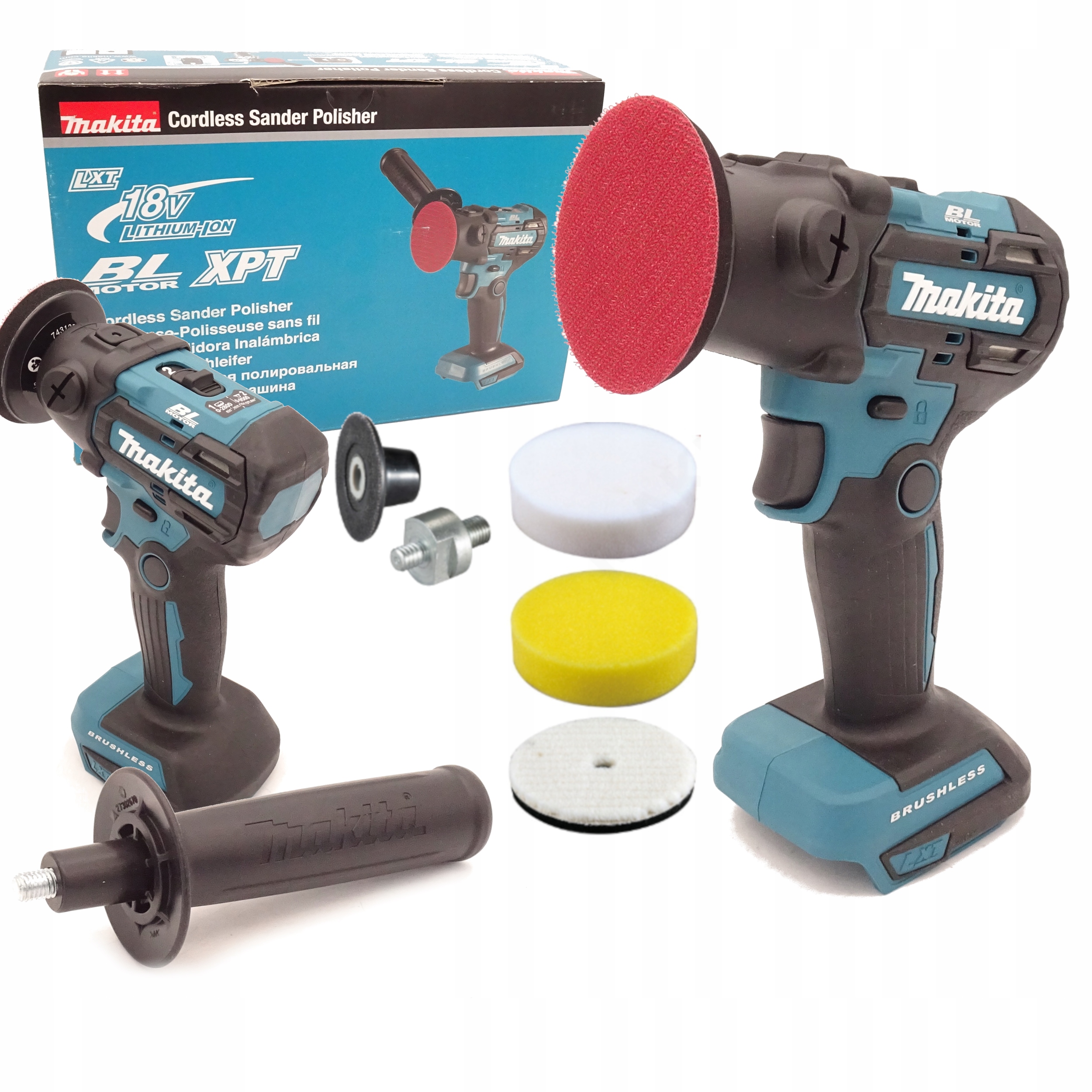 Makita DPV300Z Akumulatorowa szlifierko-polerka kompaktowa 18V Lxt 75mm