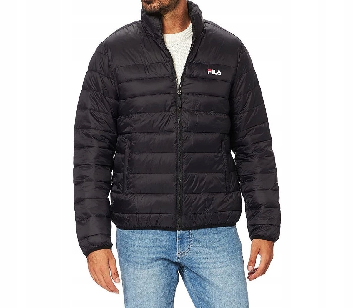 Zimní Bunda rozepínací bez kapuce Pánská Fila 688939-002 černá S