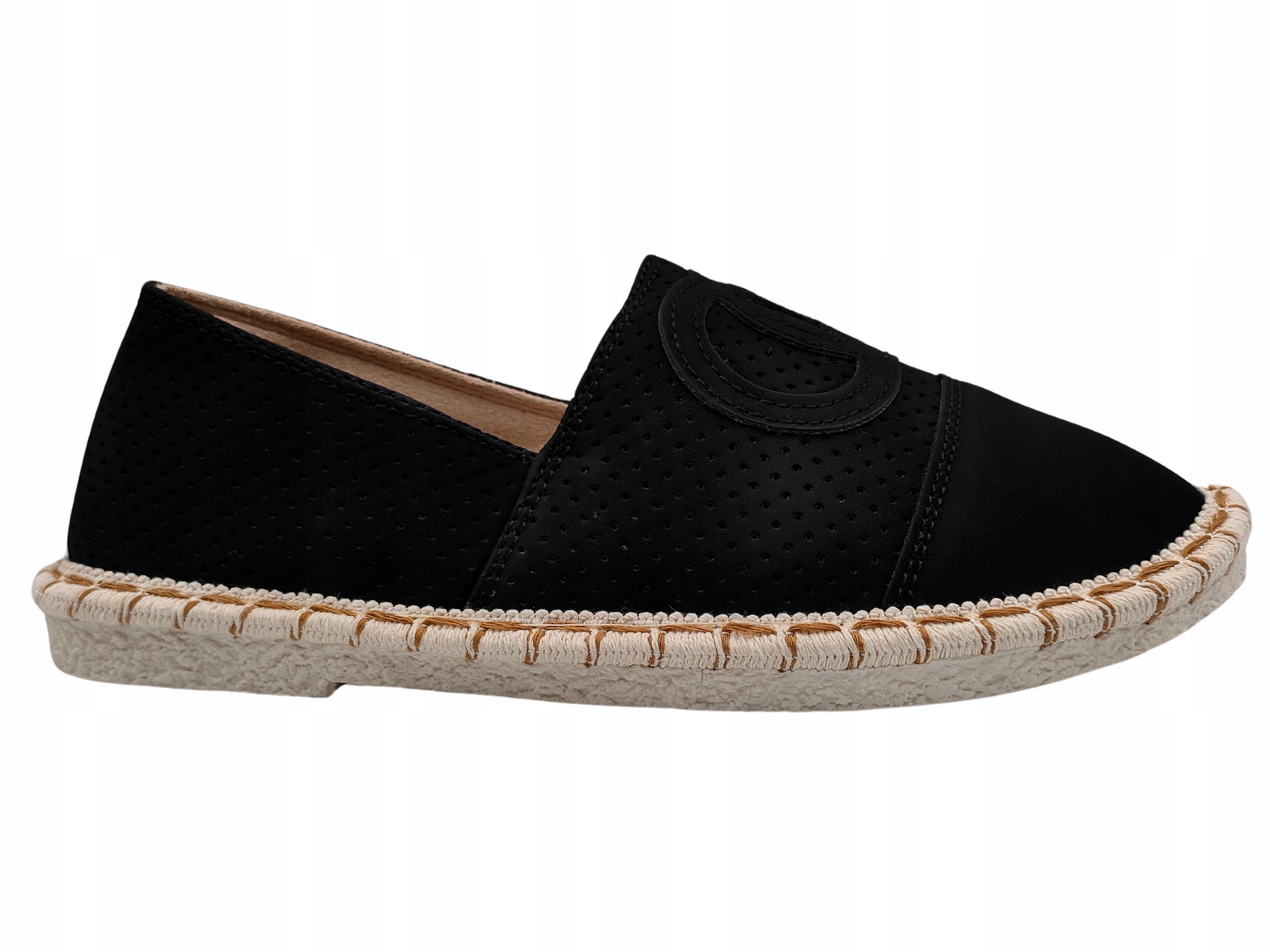 ESPADRYLE DAMSKIE Tenisówki wsuwane trampki LEKKIE czarne r. 40 Marka inna