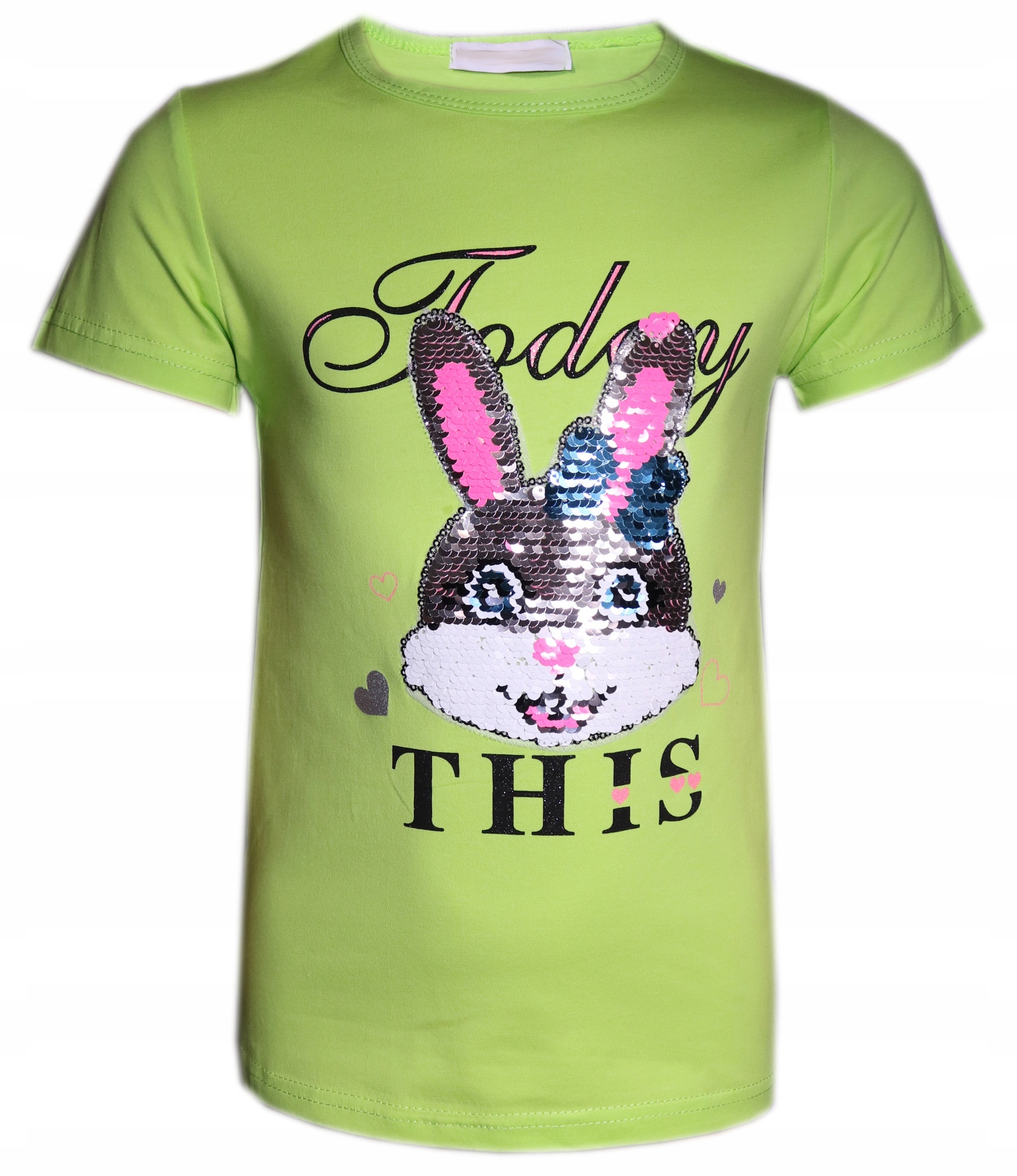 

Dziewczęca bluzka z krótkim rękawem 146-152