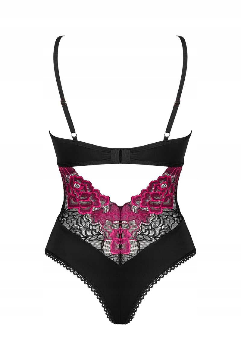 Body Rosenty milticoloured XL/2XL Dekolt szpic