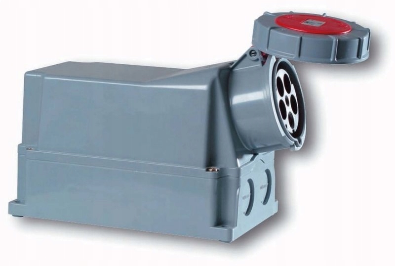 Elektrická hermetická zásuvka Pce šedá