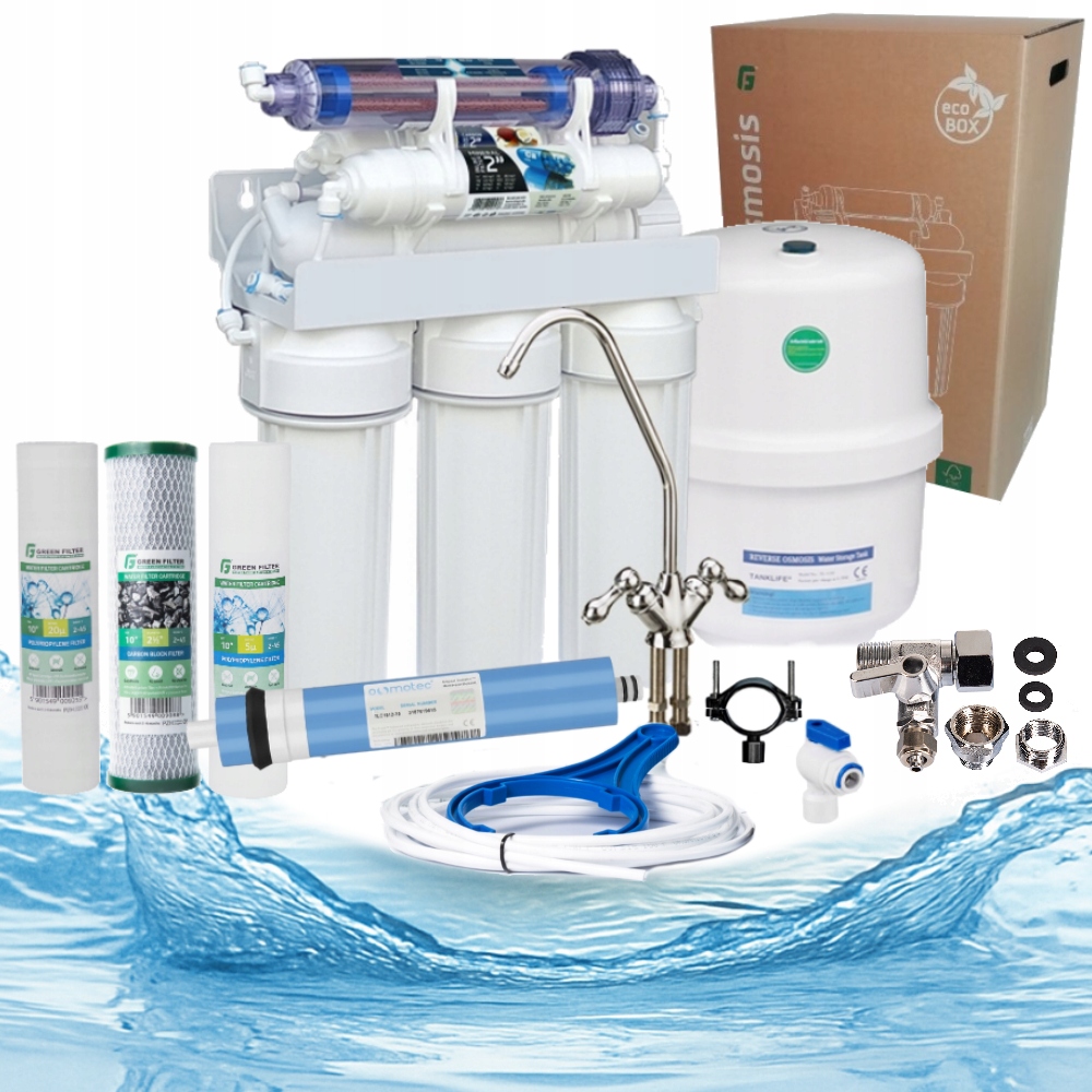 System Odwróconej Osmozy z wkładem mineralizującym oraz bioceramicznym RO7