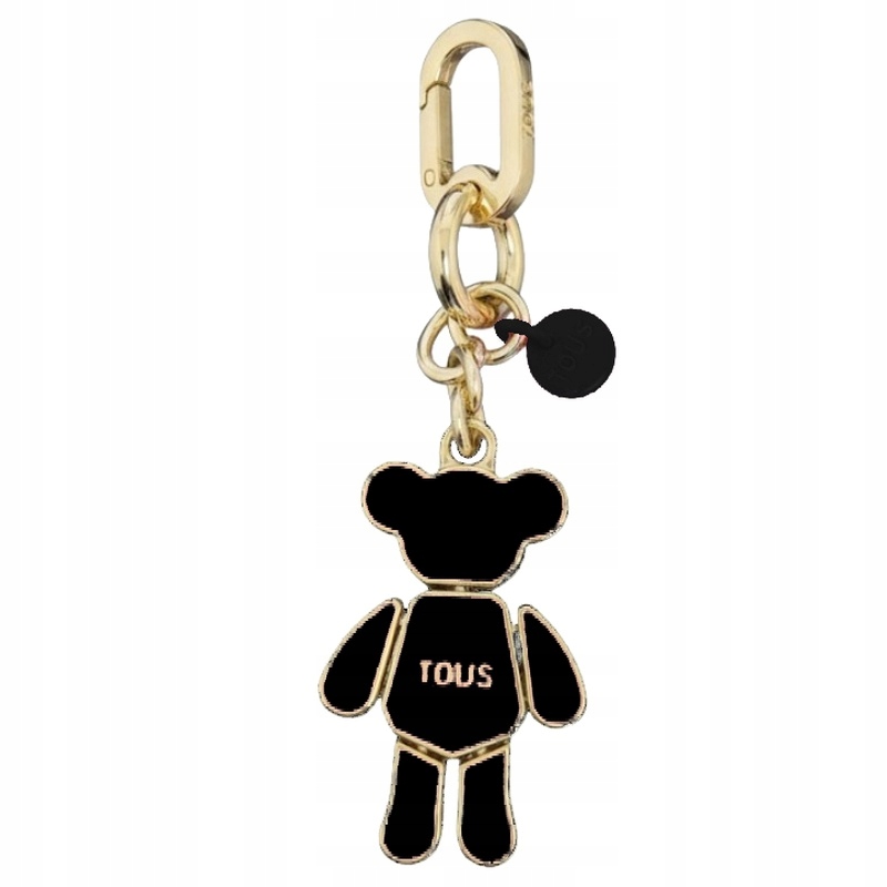 Tous 2002377051 Llavero Tous Puppet Bear Negro-dorado přívěsek na klíče ozdobný černý