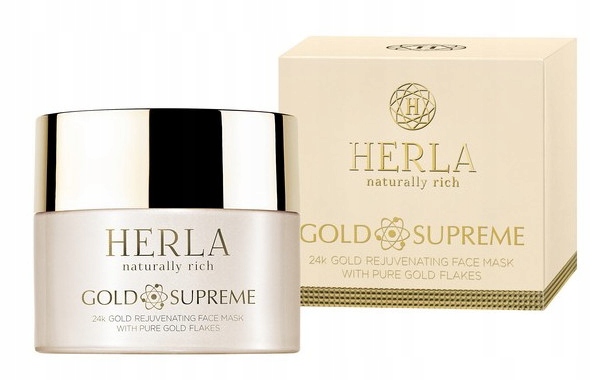 Herla Gold Supreme 24k maska do twarzy 50ml