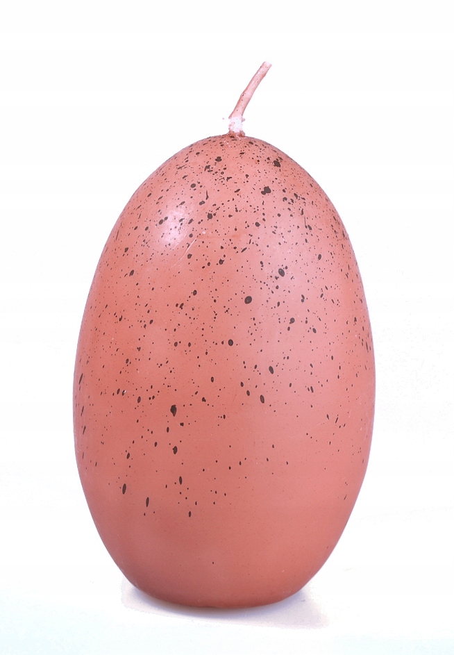 

Świeca jajo jajko beżowe nakrapiane Wielkanoc