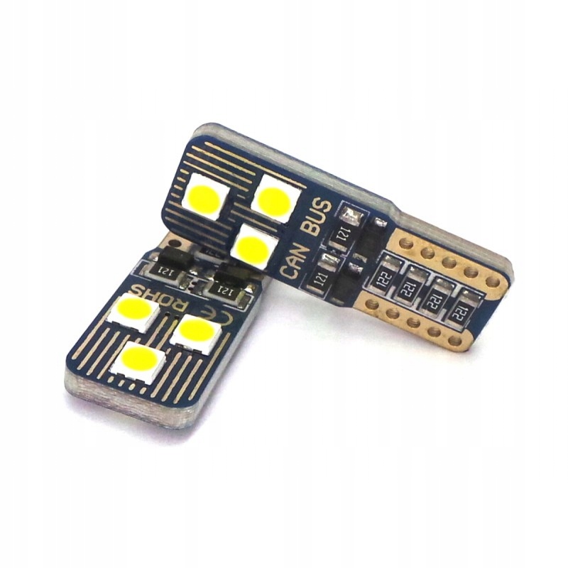 

W5W żarówka Led T10 12V-18V 4W Canbus 400lm biała