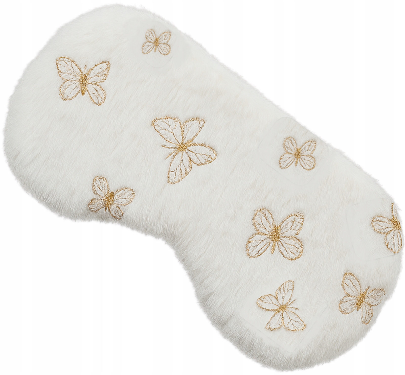 OPASKA NA OCZY MASKA DO SPANIA SNU RELAKSU ZŁOTE MOTYLE OLDMAN NA GUMCE