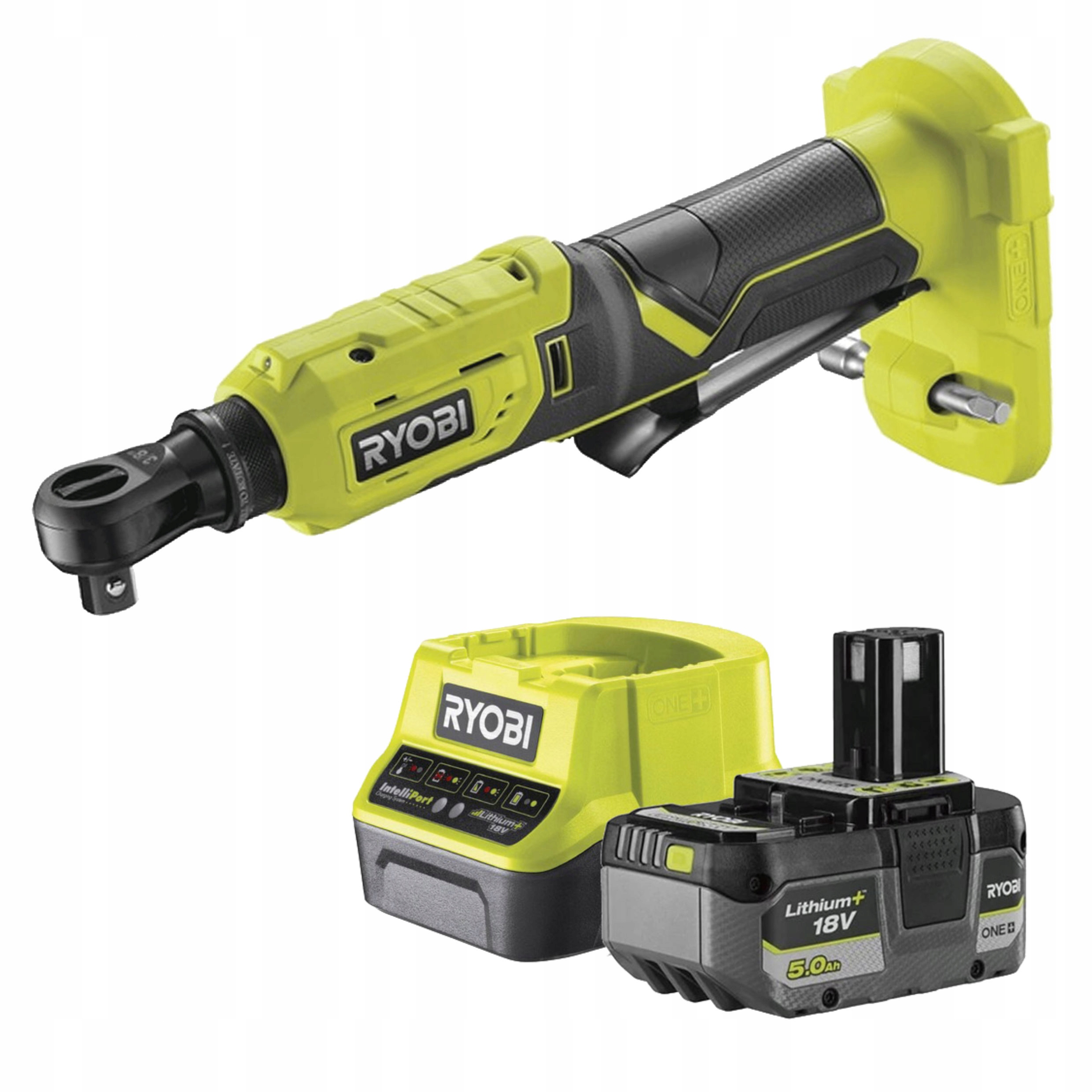 Ryobi Akumulátorová Hrkálka 3/8 Nabíjačka 5Ah Batéria