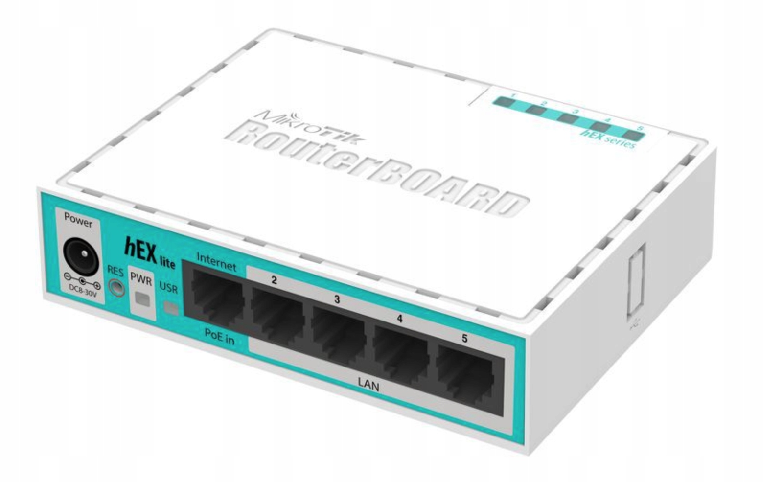 MikroTik hEX lite Router RB750r2, 5x RJ45 100Mb