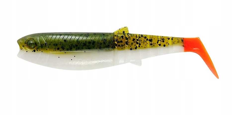 Ripper Cannibal Savage Gear 10cm Olive Hot Orange