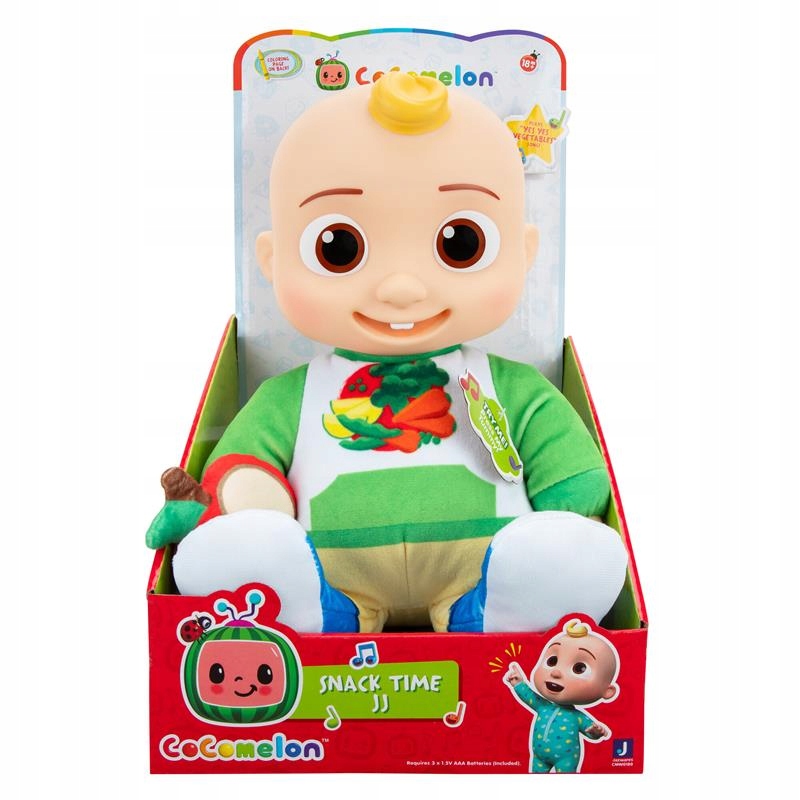 

CoComelon Pluszowa Lalka Jj Snack Time z Jabłkiem