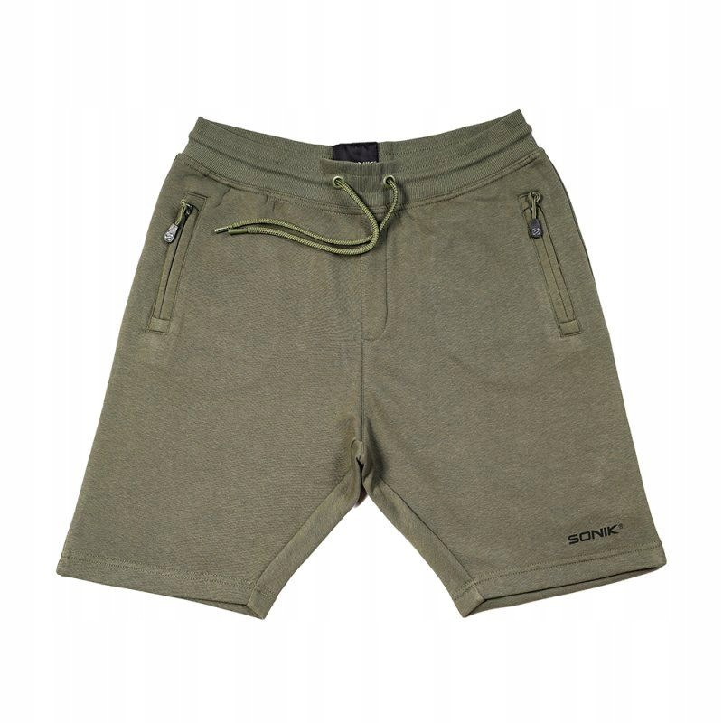 Spodenki Sonik Green Fleece Shorts r.M
