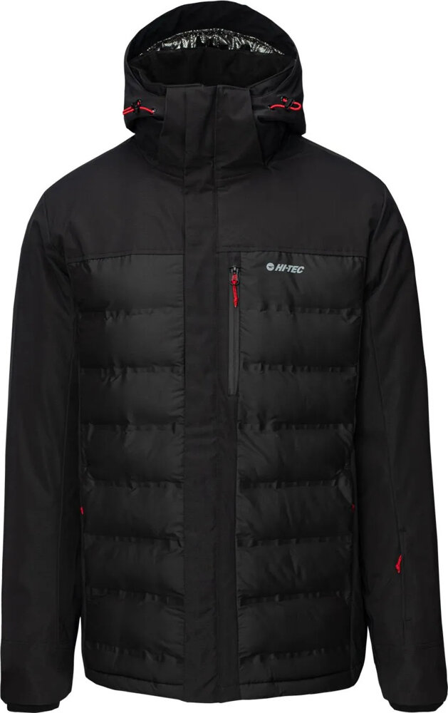 Péřová Bunda S Kapucí Zateplená Lyžařská Prošívaná Hi-tec Helten vel. L