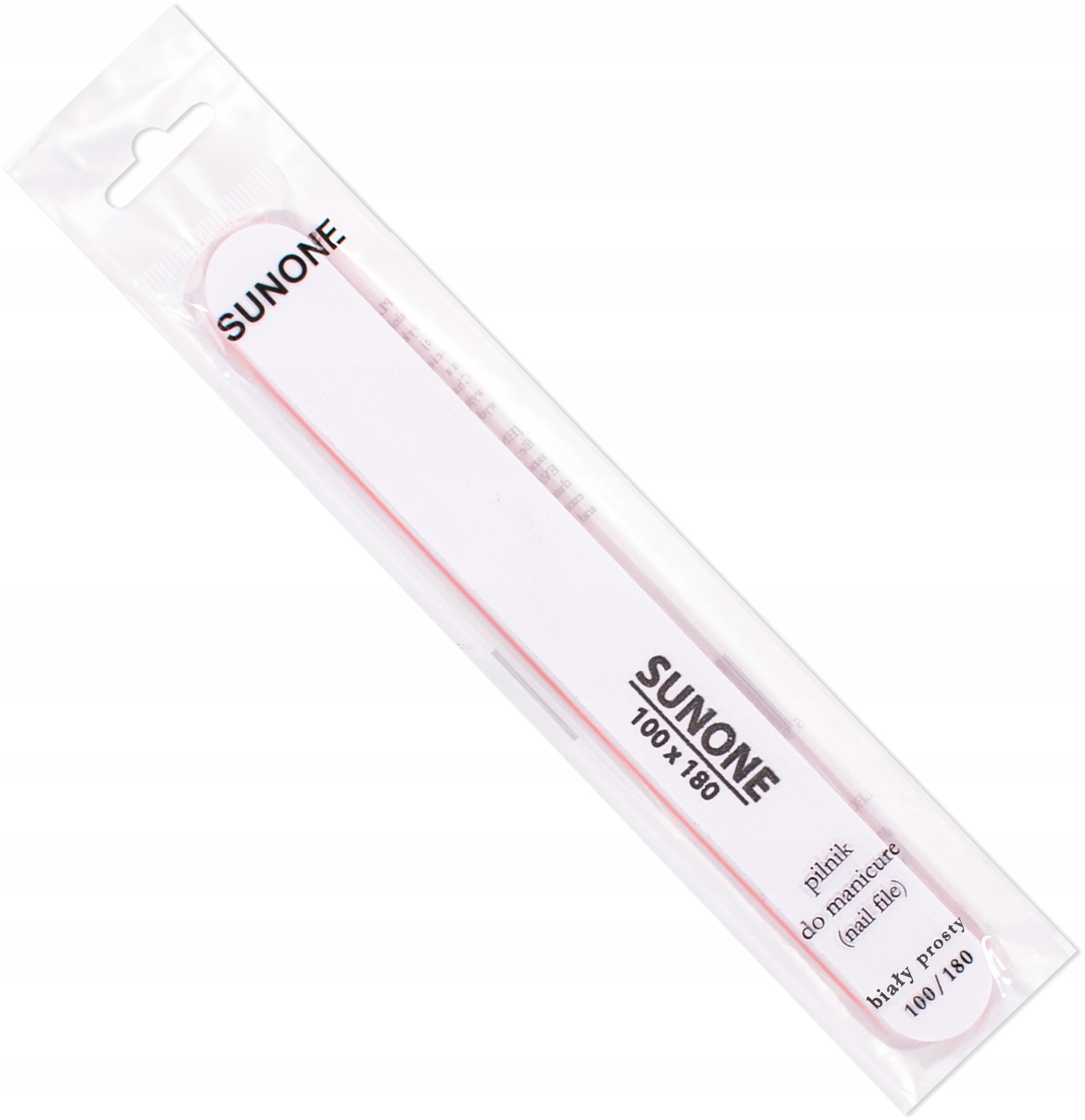 

Sunone Pilnik do Paznokci Biały Prosty 100/180