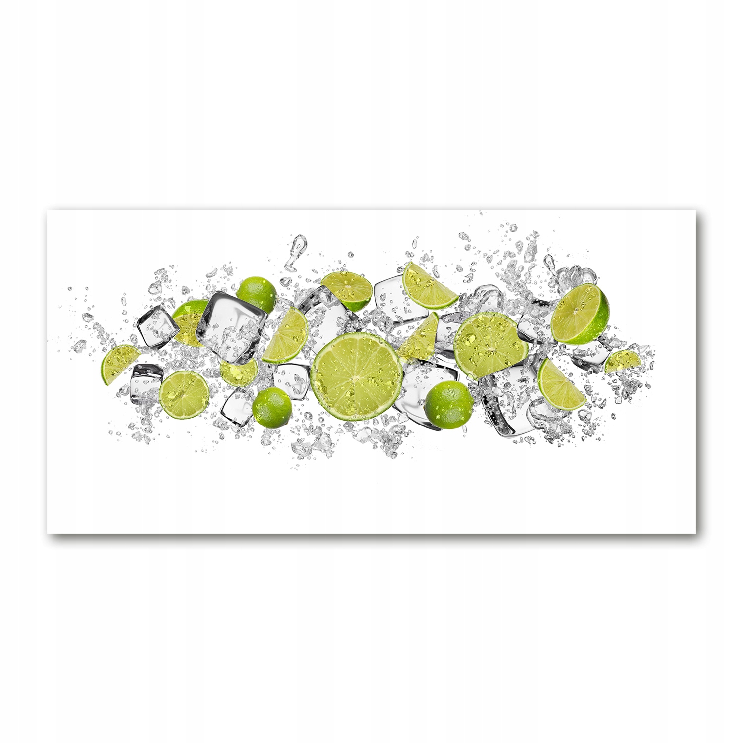 Panel lacobel Limonka kostki lodu 140x70 cm + KLEJ