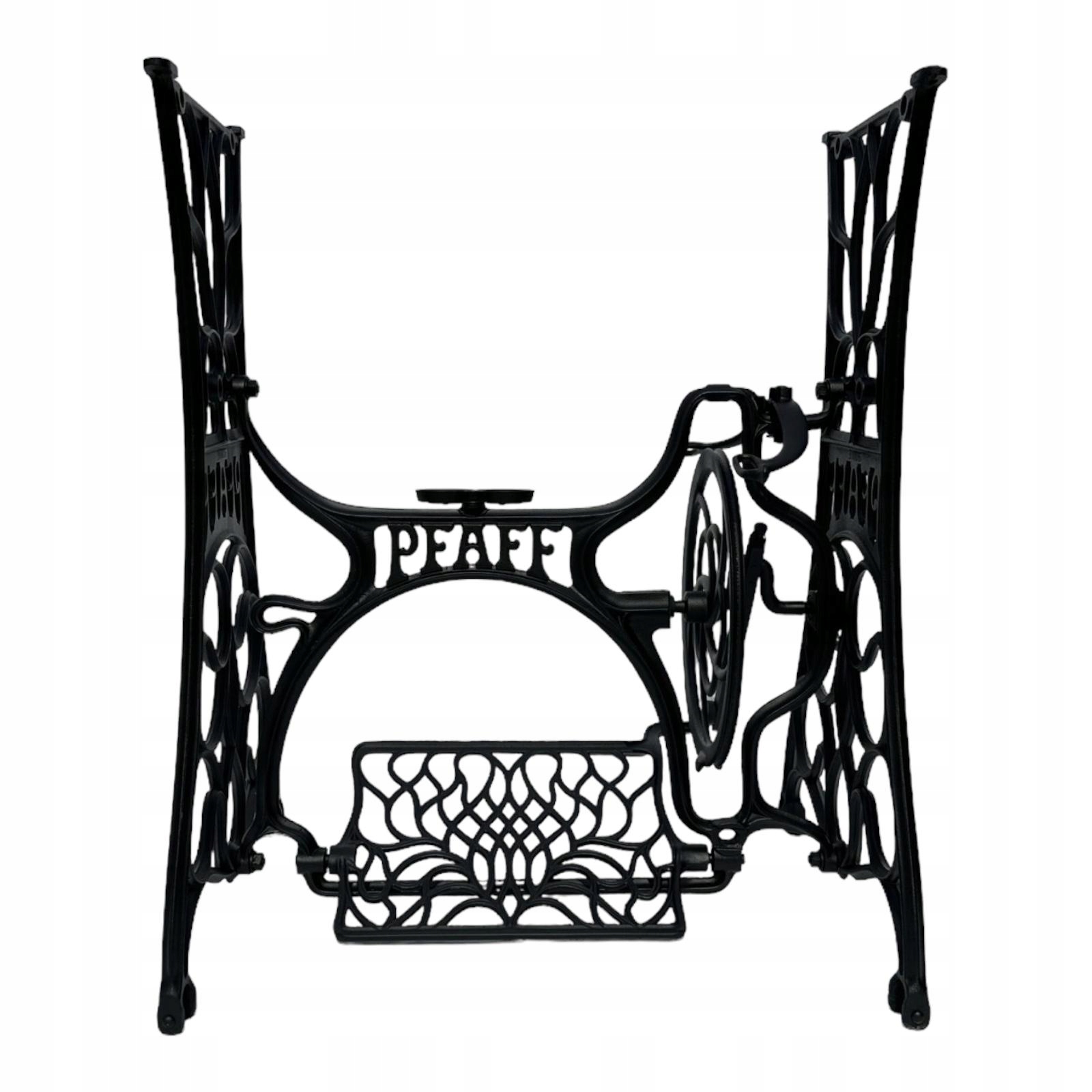 КРАСИВЫЙ СТОЛ, ОСНОВАНИЕ, НОЖКИ ОТ ШВЕЙНОЙ МАШИНЫ PFAFF-ПОСЛЕ РЕМОНТА