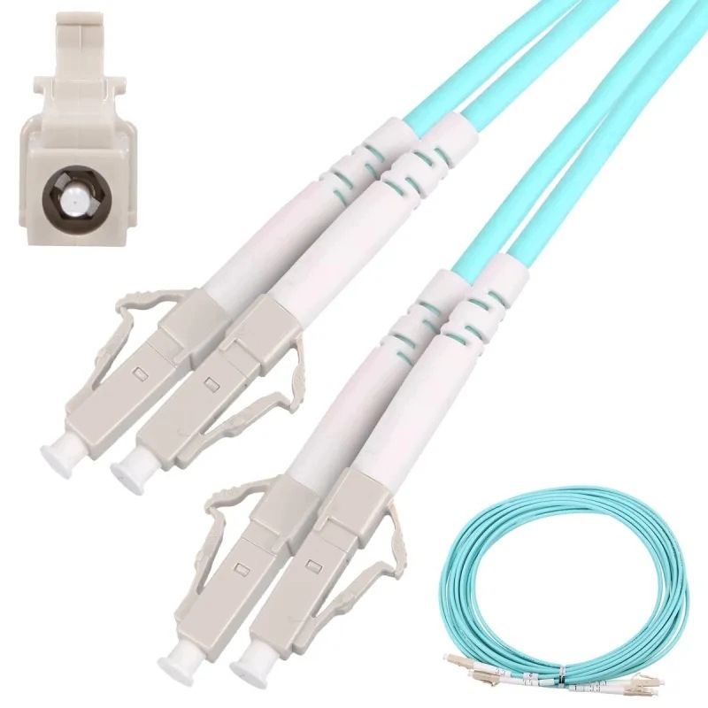 Extralink LC/ Upc- LC/ Upc Patchcord Wielomodowy, OM3, Duplex, 3mm, 2m