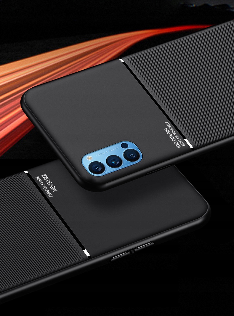 ETUI CASE Business Prestige Obudowa DO OPPO RENO 4 Kolor czarny