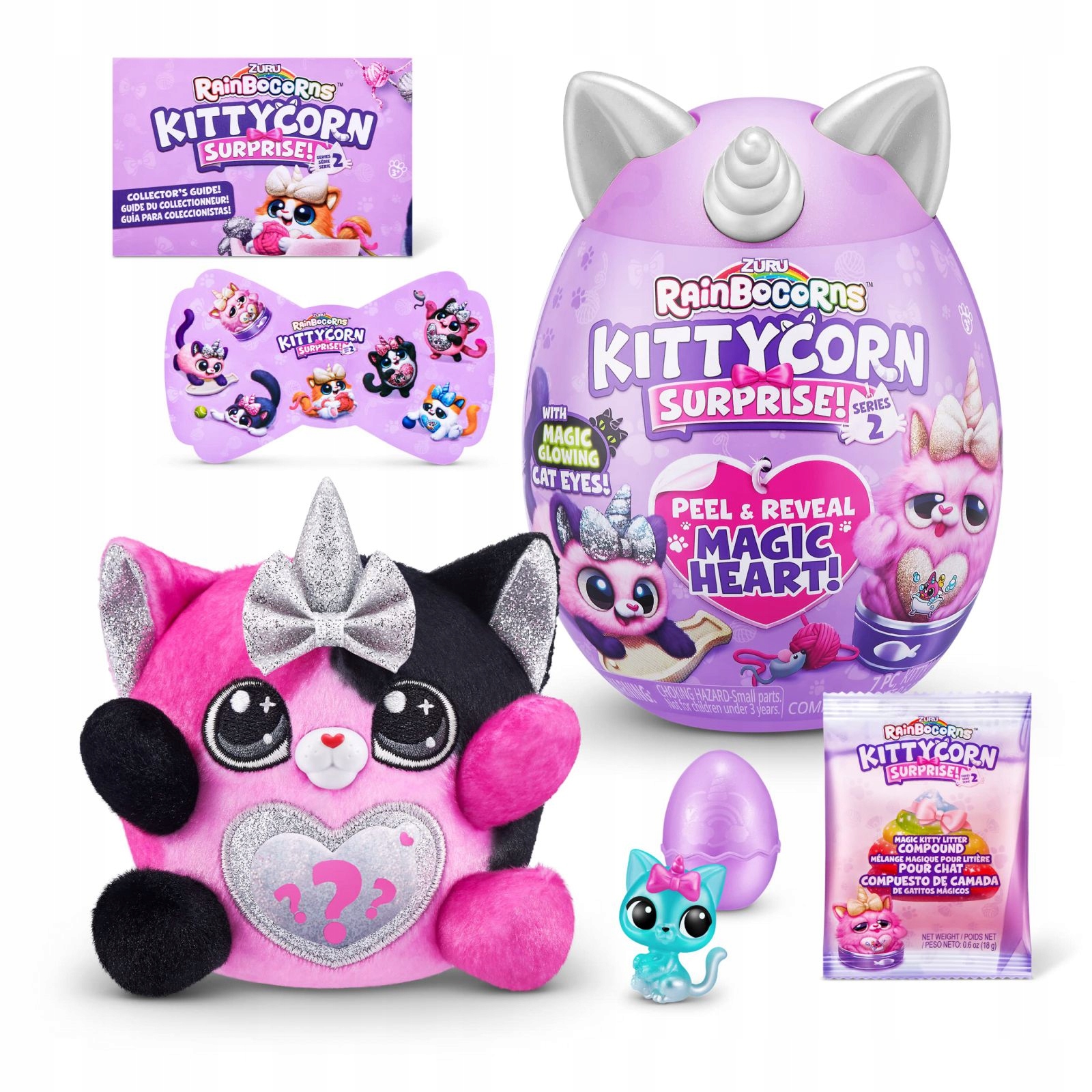 Rainbocorns Kittycorn Surprise Series 2, Mozie The Calico Cat Collectible