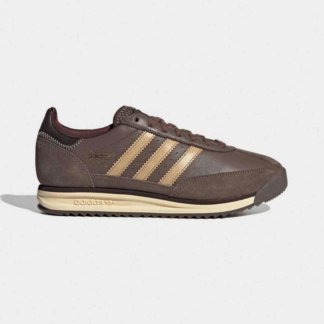 Adidas Sl 72 Rs KJ1661 pánské boty hnědé pohodlné kožené Originals