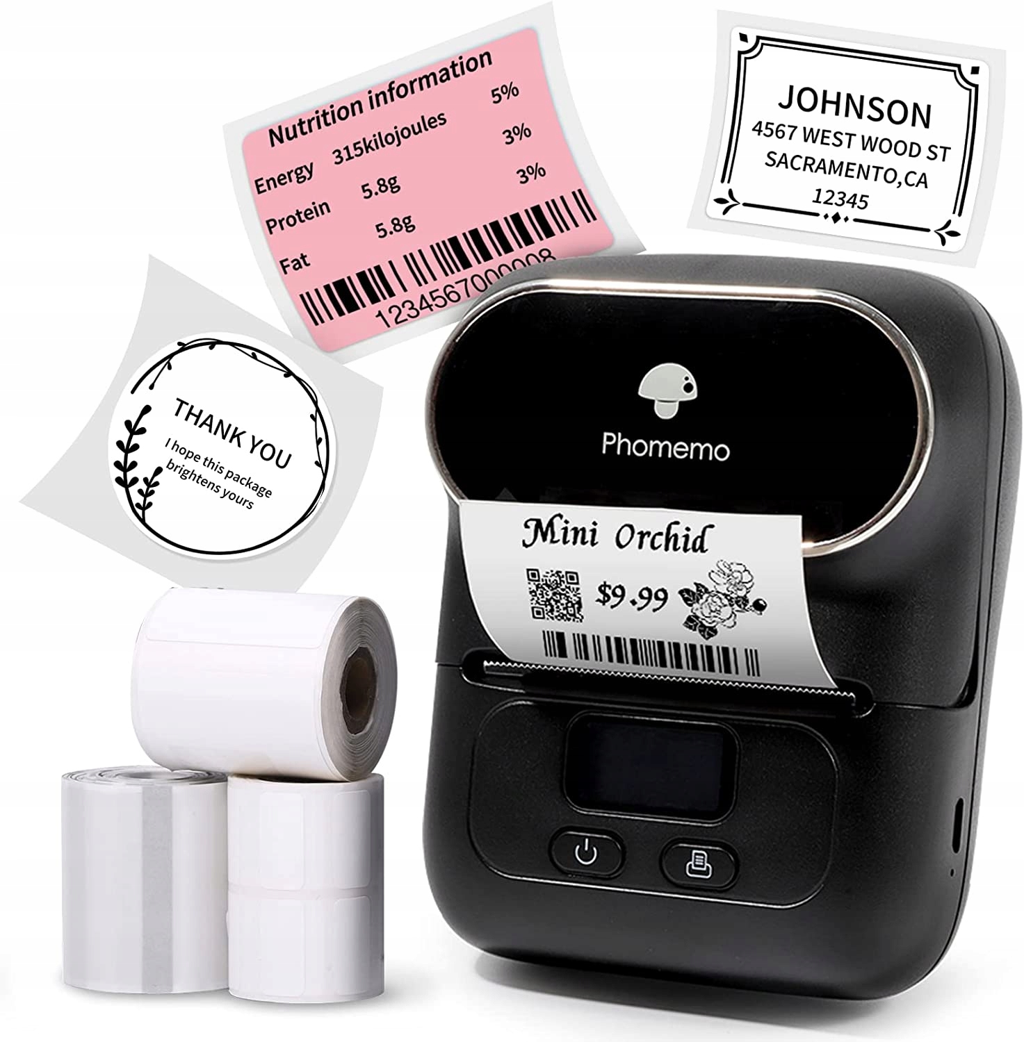 Phomemo M110 termiczna drukarka etykiet termicznych z Bluetooth Android IOS Producent Phomemo