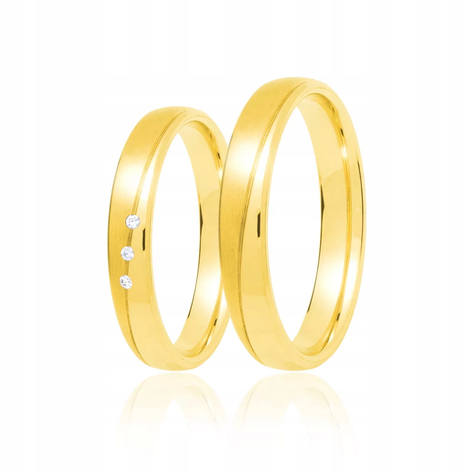 Zlatý prsten 585, velikost 15 – 23 4 mm