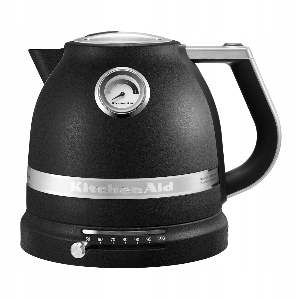 Konvice S Retro Regulací Teploty Kitchenaid 5KEK1522EBK Černá Matná