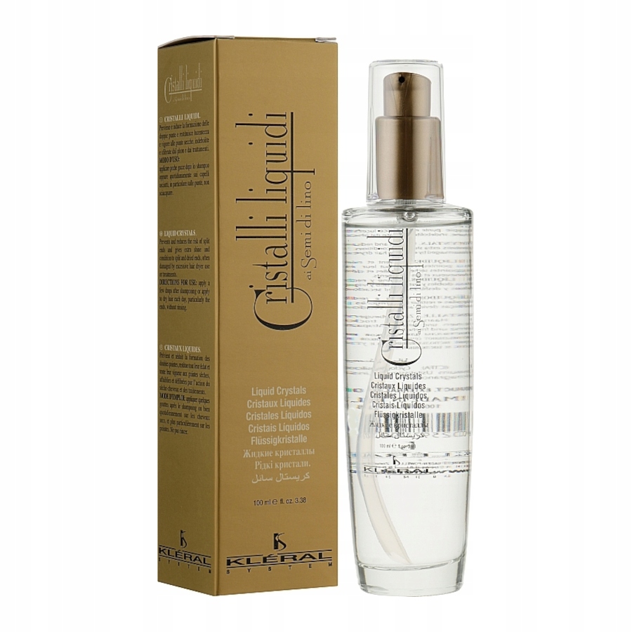 Kleral Semi Di Lino płynne kryształki nasion lnu do włosów suchych 100 ml