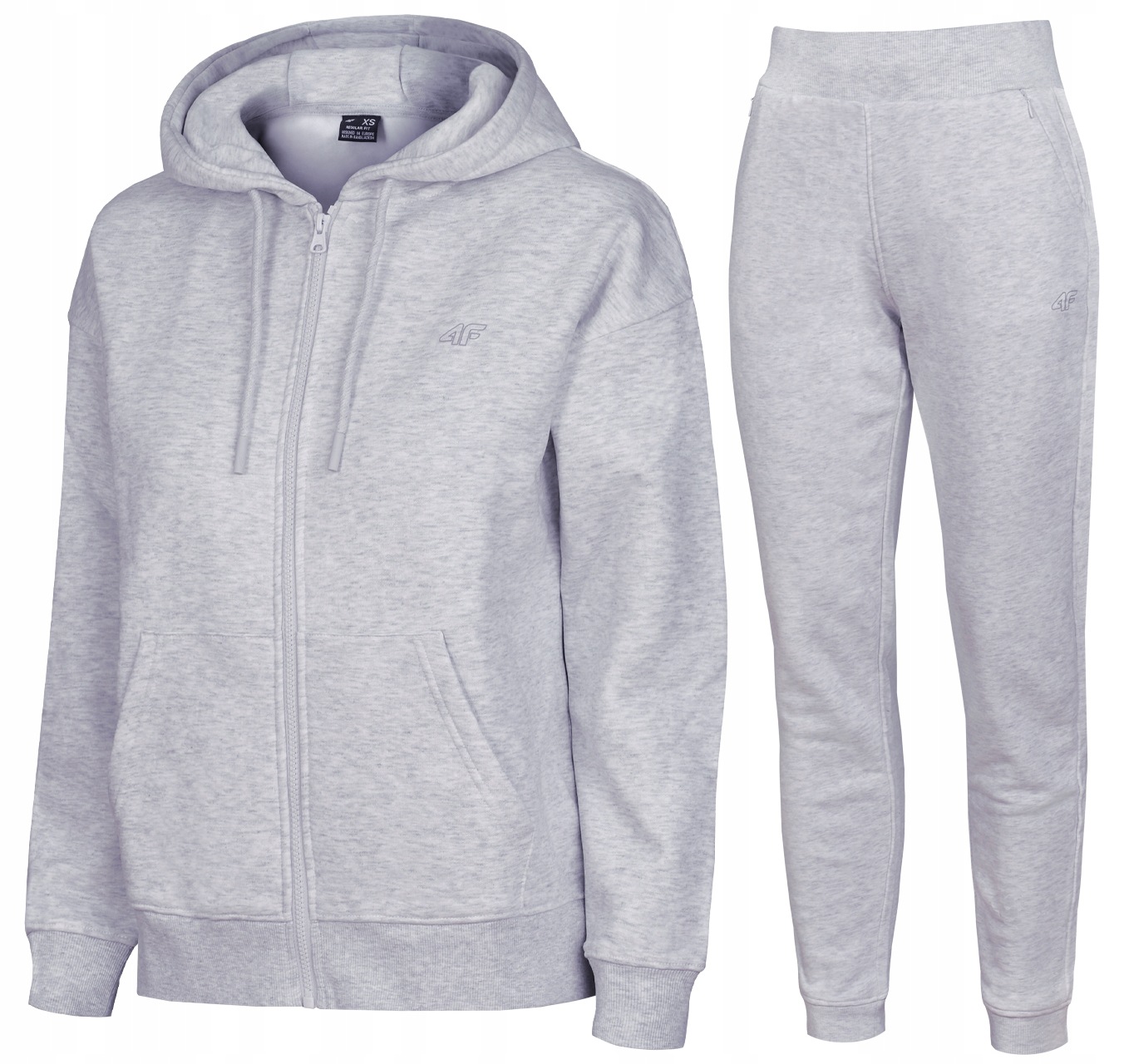 Dres damski komplet 4F sportowy bluza spodnie zestaw na co dzień DF04 XXL