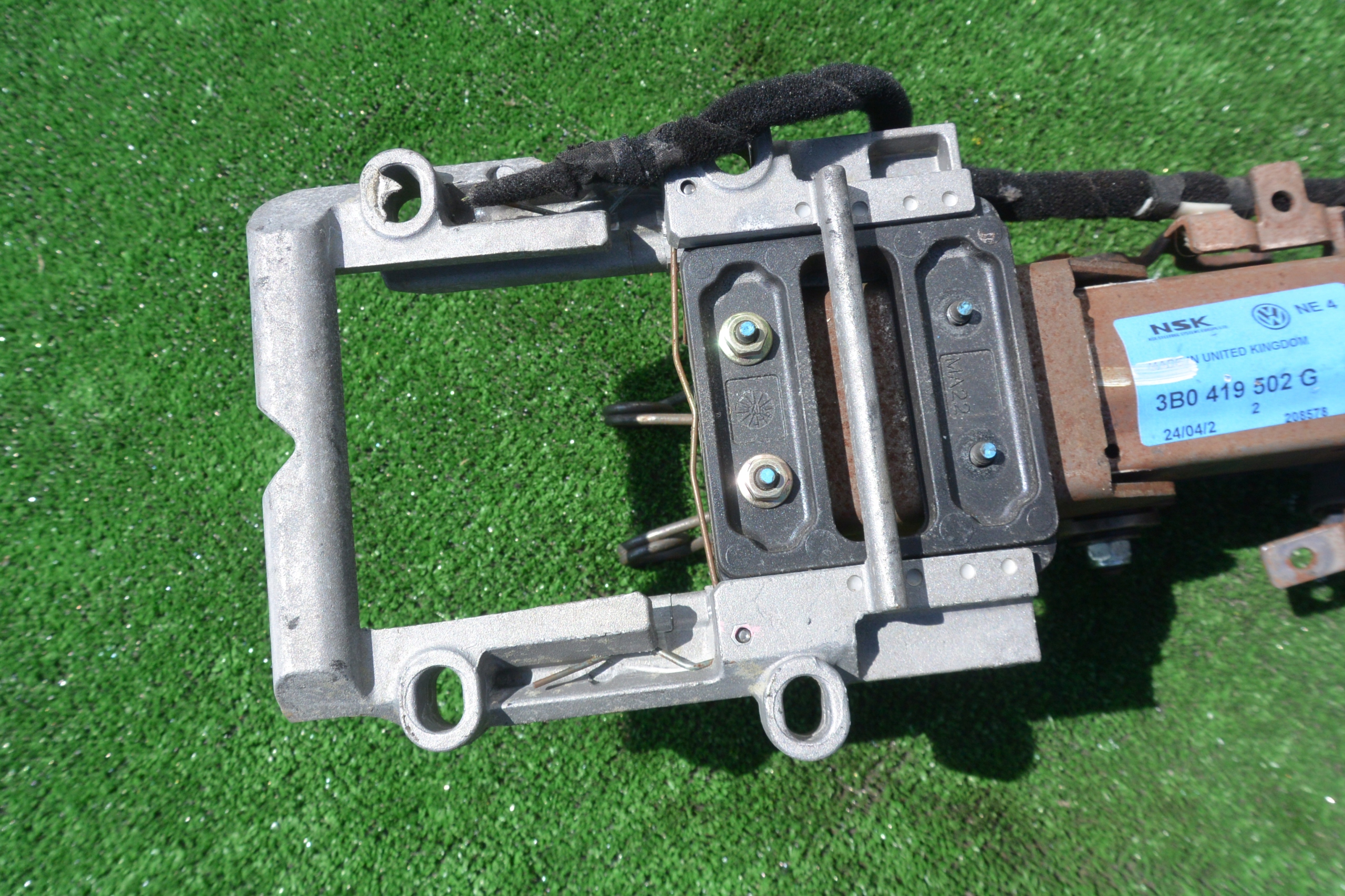 steering wheel rod ignition key SKODA SUPERB and