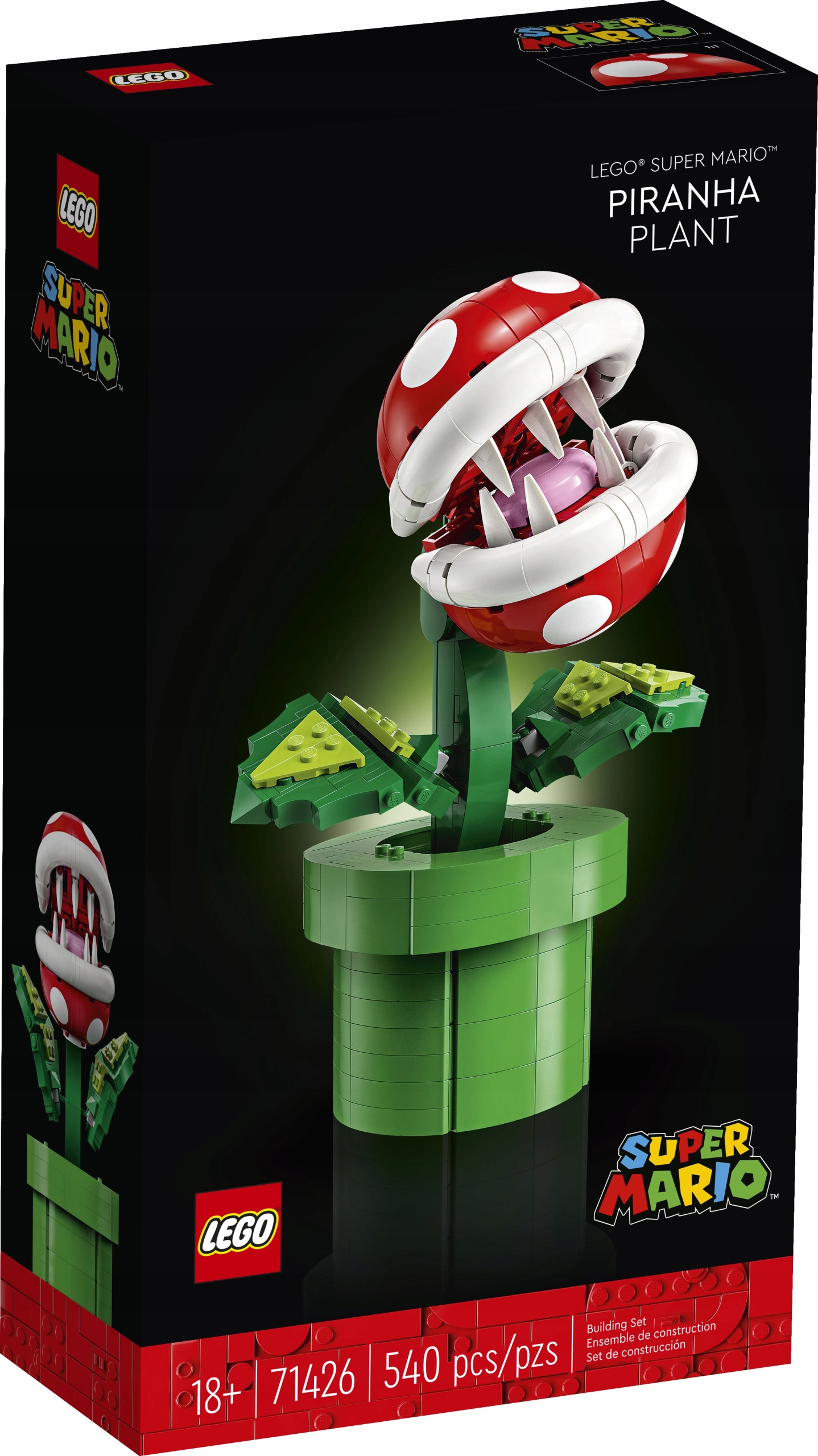 Lego Stavebnice Mario 71426 Květina Piraňa mucholapka