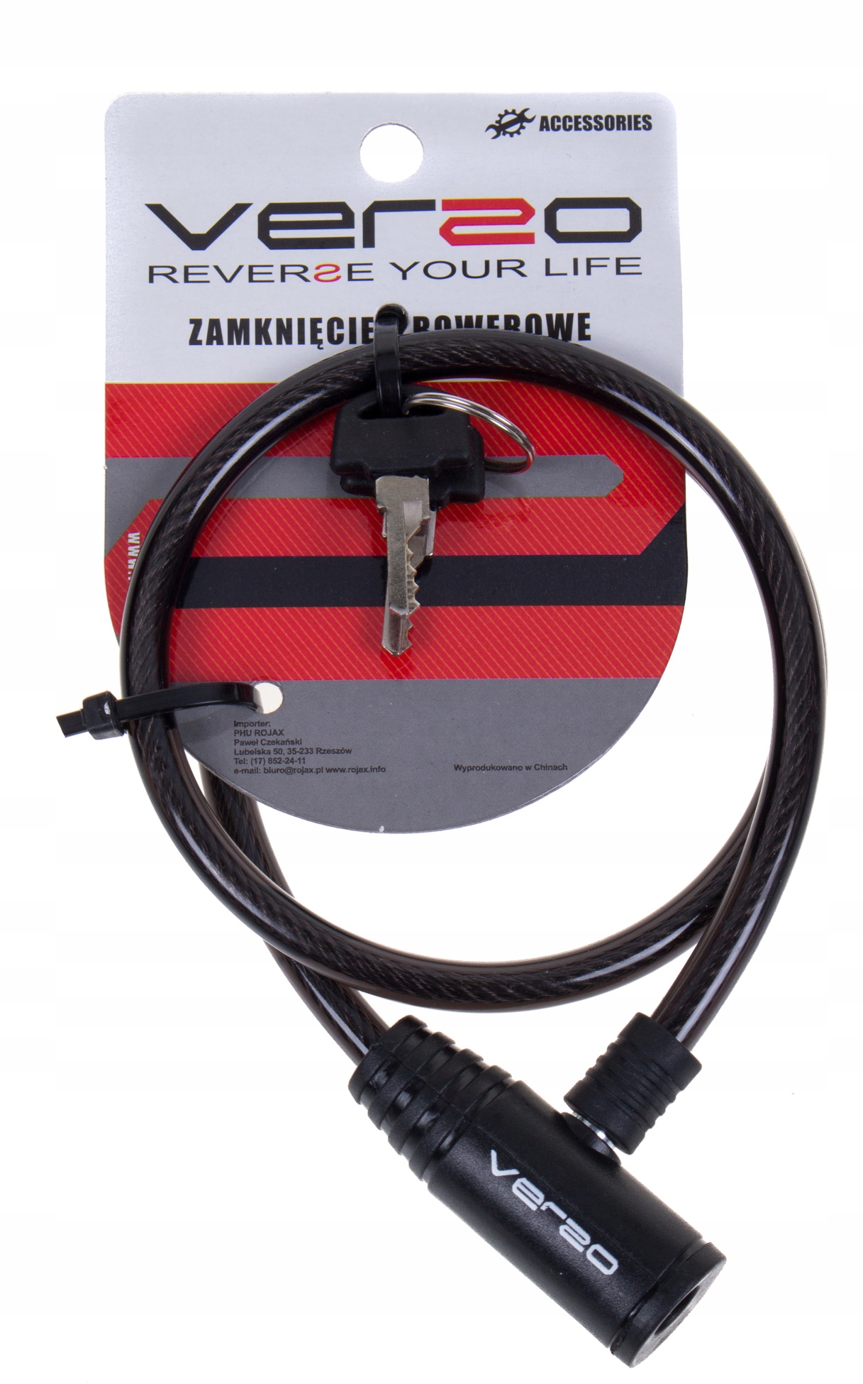Zapięcie Rowerowe Linka Verso 6x 650mm